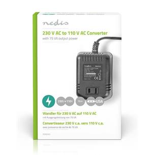 Transformador 220V-110 EU-USA 75W Nedis