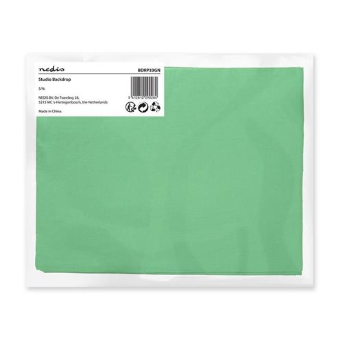Fondo CromaKey 2.95x 2.95 Verde Nedis