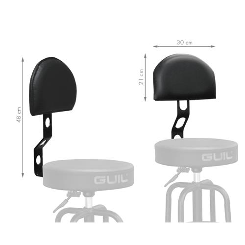 Respaldo ergonomico para sillines GUIL SL-R/1