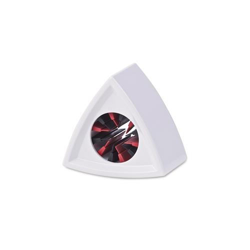 Cubo triangular para microfono color blanco 107308