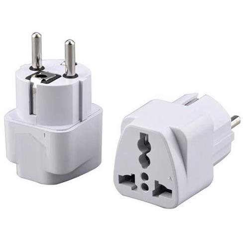 Adaptador universal de viaje schuko macho