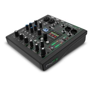 Mesa de mezclas con interfaz de audio USB-C PRO FX 6V3+