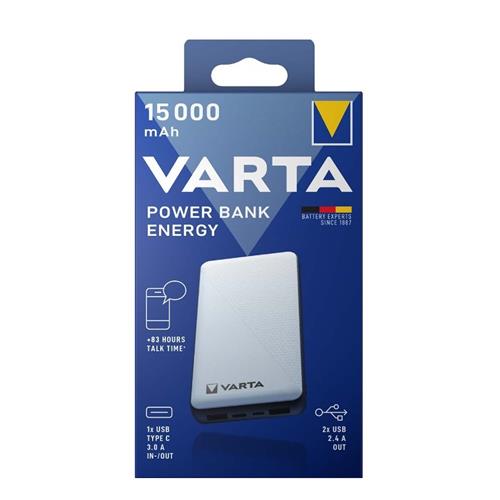 Power Bank VARTA USB+C 15.000 mAh
