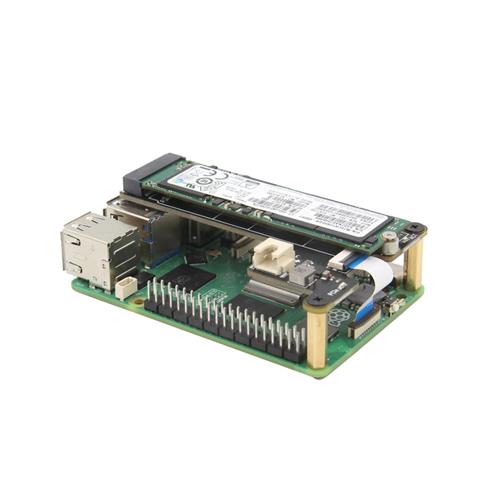 Adaptador para SSD M.2 pcie NVMe 2280 Geekworm X1001 para Raspberry Pi 5