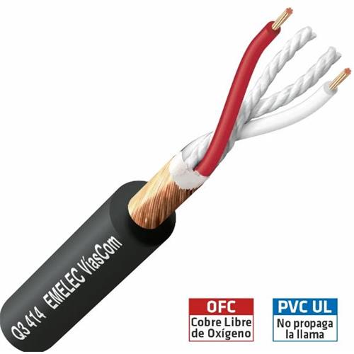 Cable audio balanceado 1 X 2 X 0,22mm Q3 414 Cable audio balanceado 1 X 2 X 0,22mm Q3 414
