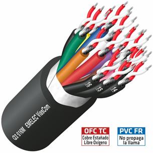 Manguera multipar audio 16 pares Q3-516M 2