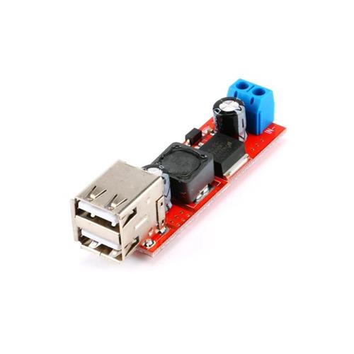 Modulo alimentacion bajada DC-DC E:7-24V S:USB 5V 3A