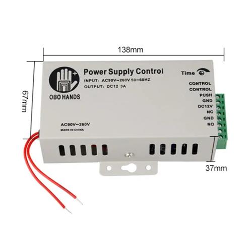 Teclado apertura puerta c/clave o llave RFID