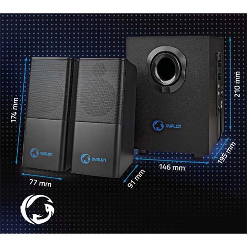 Altavoces amplificados Gaming 2.1 15W+9W Nedis 3.5mm Altavoces amplificados Gaming 2.1 15W+9W Nedis 3.5mm