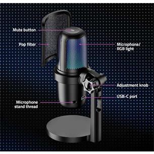 Micro cardiodie USB RGB Nedis 210BK 2