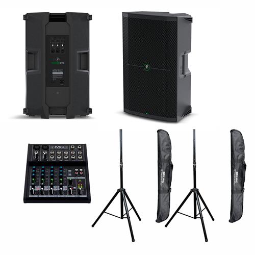 Pack 2 x THUMP215 + 1 x MIX8 + 2 x SSLWCMK2 PACKSAVE001