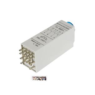 Rele temporizador multifuncion 24Vdc enchufable 0,05s...100h 2