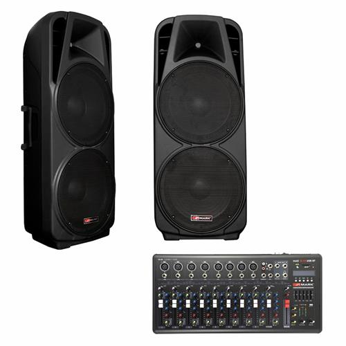 Pack Altavoces 2 x MBS12152AUSB + 1 x MAX10FXUSBBT PACKSAVE006