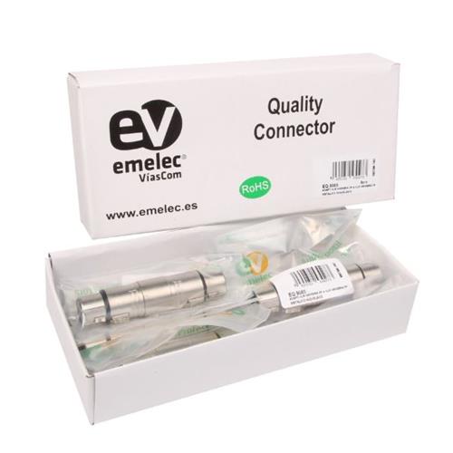 Adaptador XLR Hembra 3 Pins a XLR Hembra 3 Pins EQ9085