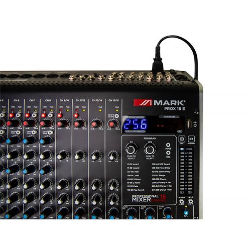 Mezclador analógico 16 canales con USB/BT PROX 16E Mezclador analógico 16 canales con USB/BT PROX 16E