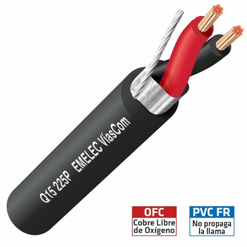 Cable Altavoz Manguera Apantallado 2x2,5mm Q15-225P
