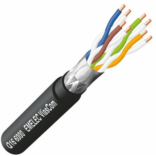 Cable S/FTP Cat.7 AudioLan 26AWG 500MHz flexible Q16 6000