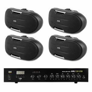 Pack sonorizacion AML120USB + AL402. PACKAMS001