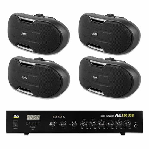 Pack sonorizacion AML120USB + AL402. PACKAMS001 Pack sonorizacion AML120USB + AL402. PACKAMS001