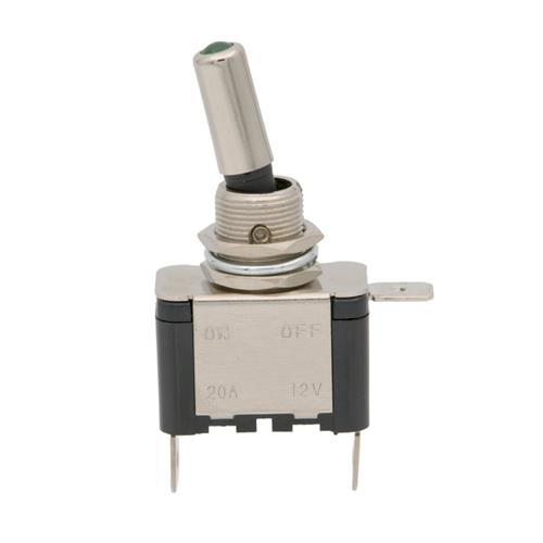 Interruptor automovil 12V 20A con led azul