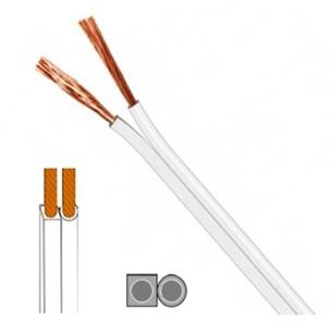 Cable altavoz paralelo blanco 2 x 1,50mm