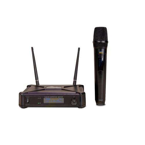 Sistema inalámbrico UHF. Receptor y micrófono de mano MU 250 + MM 250 Sistema inalámbrico UHF. Receptor y micrófono de mano MU 250 + MM 250