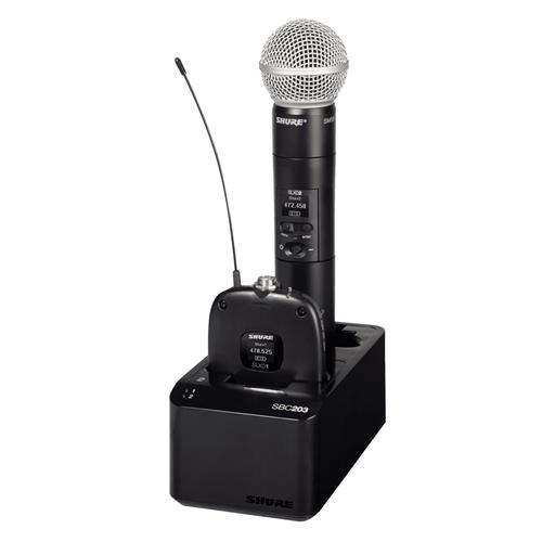 Cargador Tipo Dock Doble Baterías tipo SB903 Incl. PS45E y tornillos SBC203-E