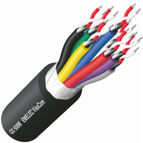 Manguera multipar audio 8 pares Q3-508M Manguera multipar audio 8 pares Q3-508M