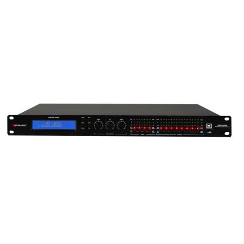 Procesador de audio digital de 4 In/8 Out DSP 24 bit. MDX 0408