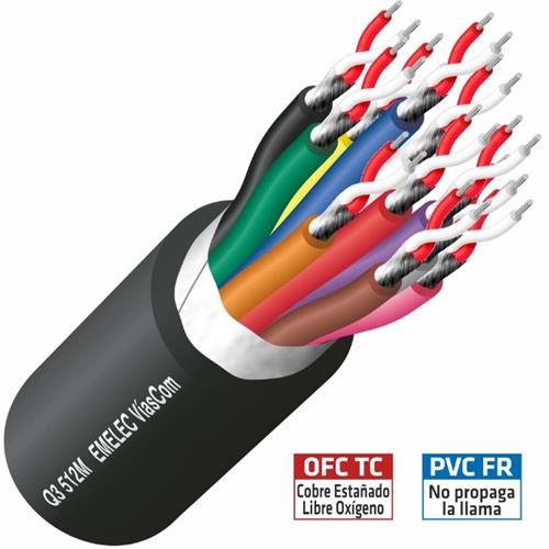 Manguera multipar audio 12 pares Q3-512M