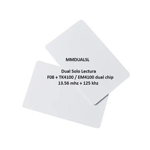 Tarjeta RFID DUAL 125KHz/13,56MHz (solo lectura)