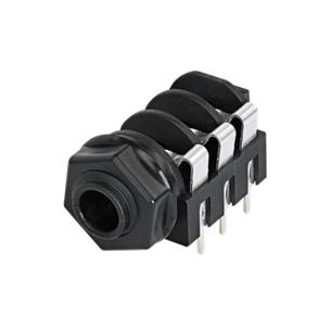Base jack henbra 1/4 stereo terminales C.I. horizontal NMJ6HFD2