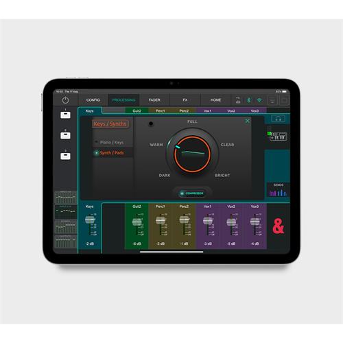 Mezclador digital 18 entradas/8 salidas ultra compacto con Wi-Fi CQ-18T Mezclador digital 18 entradas/8 salidas ultra compacto con Wi-Fi CQ-18T