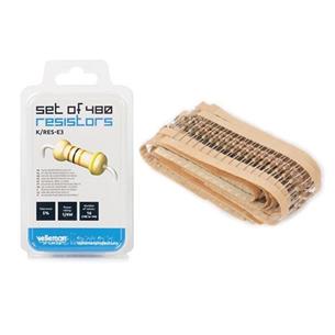 Pack 480 resistencias serie E3 1/4W