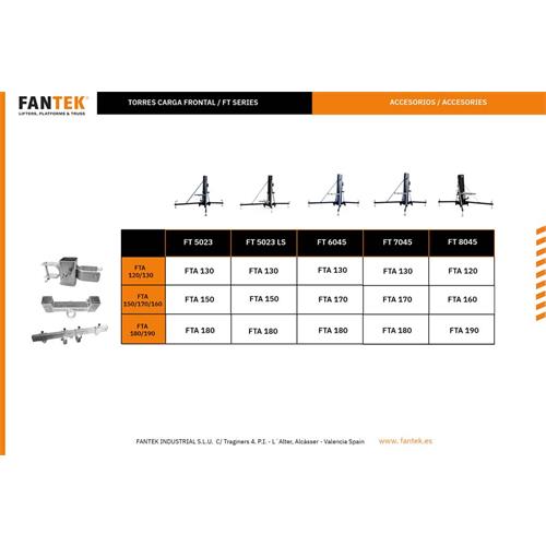 Torre elevadora de carga frontal FT 5023 (FT 5323) Torre elevadora de carga frontal FT 5023 (FT 5323)