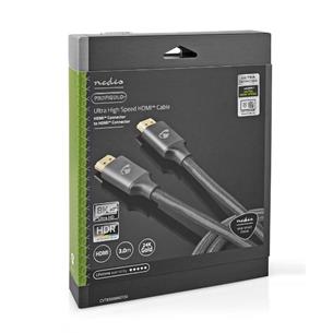 Cable HDMI 3mts Ultra M-M 48Gbps 8K60hz Nedis