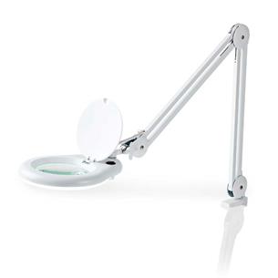 Lampara flexo luz led 9W y lupa 1.75x Nedis 2