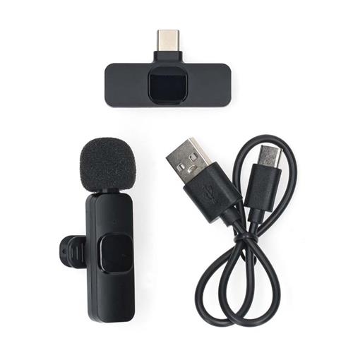 microfono de solapa inlambrico USB-C Nedis