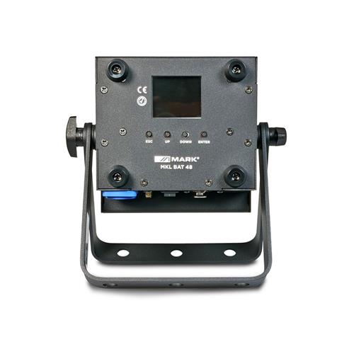 Proyector iluminación bateria 4 x LEDs RGBWA+UV (6 en 1) de 12W c/u MKL BAT 48