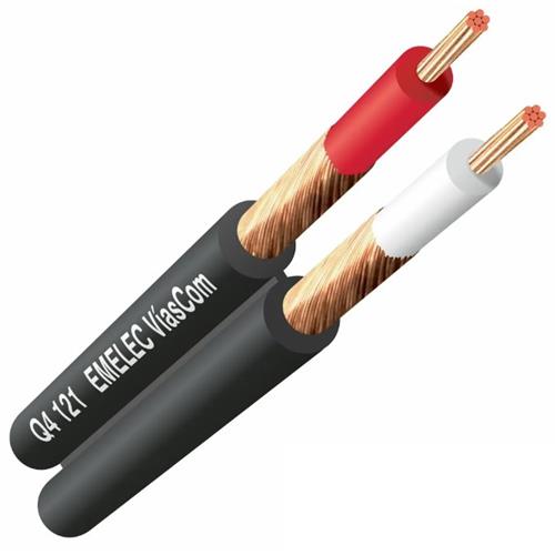 Cable audio paralelo 2×0,25 mm² Ø Exterior: 4,50 x 9,00 mm Q4-121