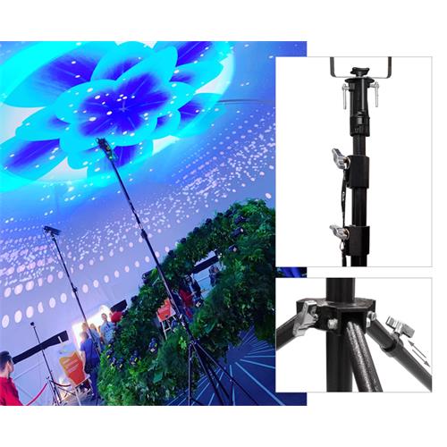 Torre de iluminación manual reforzada. 1 Pata regulable FC-02