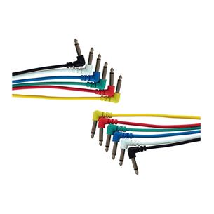 Pack de 6 cables con conectores Jack ¼ 80 cm CBL 131