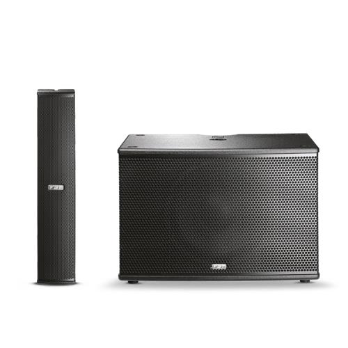 Sistema integrado Line Array compacto 600W + 400W RMS VERTUS CS 1000