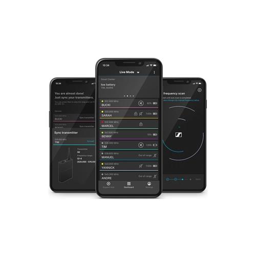 Sistema de mano inlalambrico digital capsula e835 EW-D 835-S SET VOCALISTA Q1-6