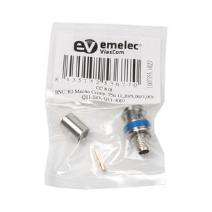 Conector BNC 75oHm HD-SDI/3G-SDI CC818 cable 011-3007, Q11-243 2