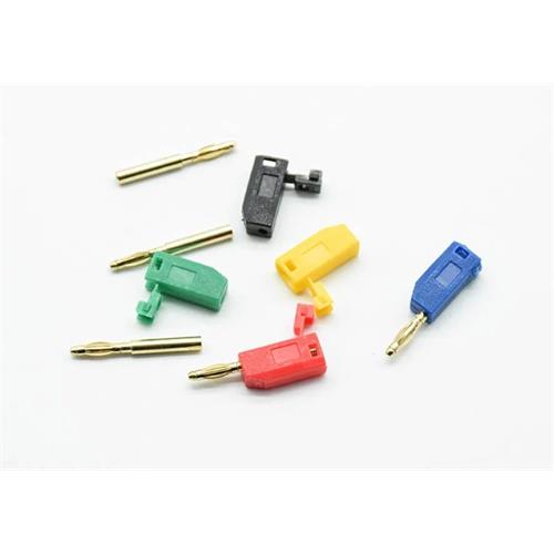 Banana macho enchufable verde 2mm 6A 60V