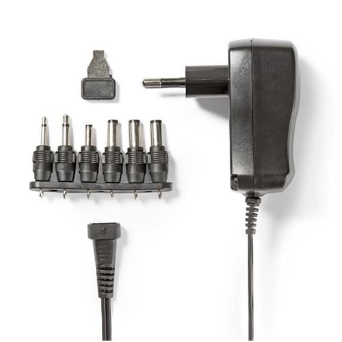 Fuente universal 600mA 3/12Vdc Nedis