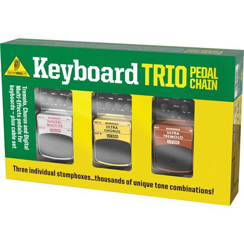 Paquete de 3 pedales de efectos Keyboard Trio TPK989