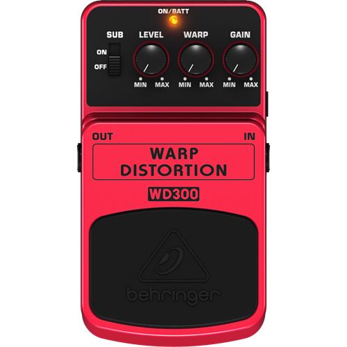 Pedal de efectos Warp Distortion WD300