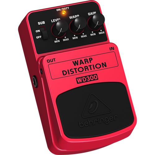 Pedal de efectos Warp Distortion WD300 Pedal de efectos Warp Distortion WD300